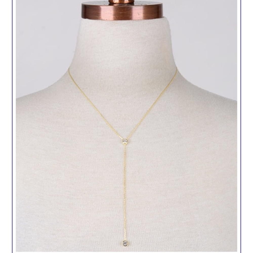 NWT Sterling Silver Jewel Drop Pendant Necklace